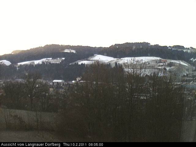 Webcam-Bild: Aussicht vom Dorfberg in Langnau 20110210-080500