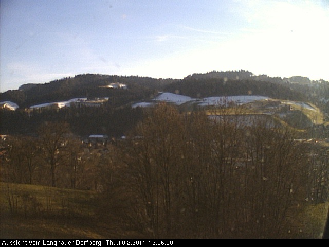 Webcam-Bild: Aussicht vom Dorfberg in Langnau 20110210-160500