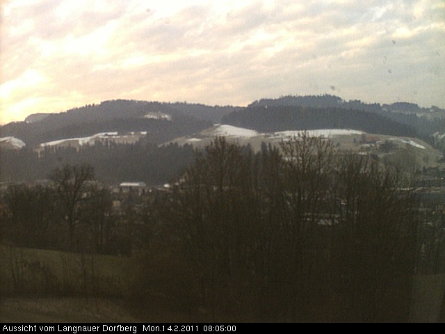 Webcam-Bild: Aussicht vom Dorfberg in Langnau 20110214-080500
