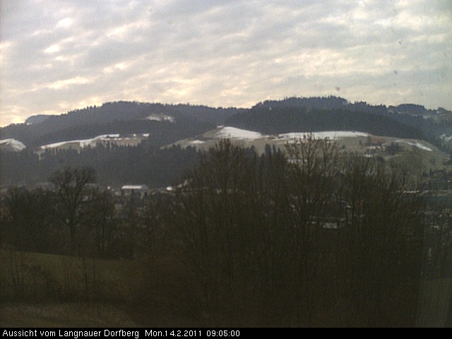 Webcam-Bild: Aussicht vom Dorfberg in Langnau 20110214-090500