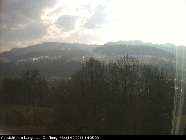 Webcam-Bild: Aussicht vom Dorfberg in Langnau 20110214-140500