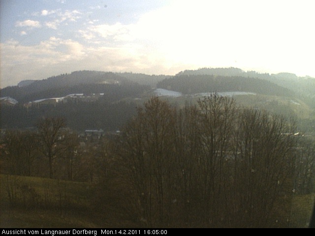 Webcam-Bild: Aussicht vom Dorfberg in Langnau 20110214-160500
