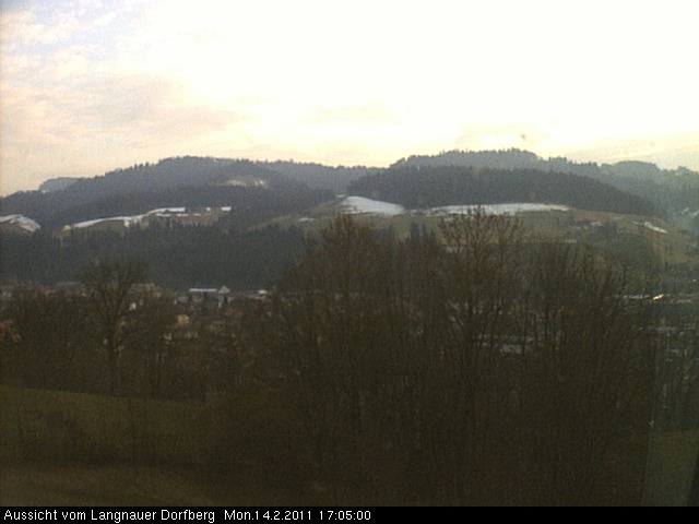 Webcam-Bild: Aussicht vom Dorfberg in Langnau 20110214-170500