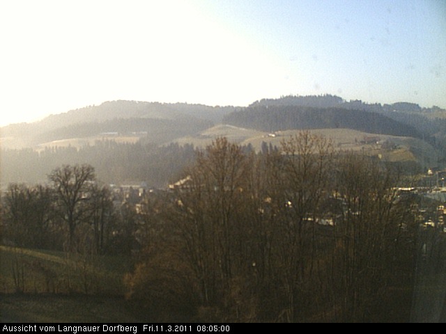 Webcam-Bild: Aussicht vom Dorfberg in Langnau 20110311-080500