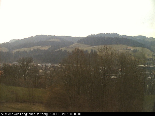 Webcam-Bild: Aussicht vom Dorfberg in Langnau 20110313-080500