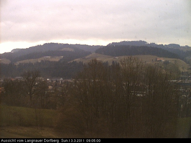 Webcam-Bild: Aussicht vom Dorfberg in Langnau 20110313-090500