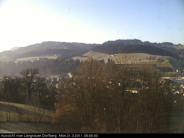Webcam-Bild: Aussicht vom Dorfberg in Langnau 20110321-080500