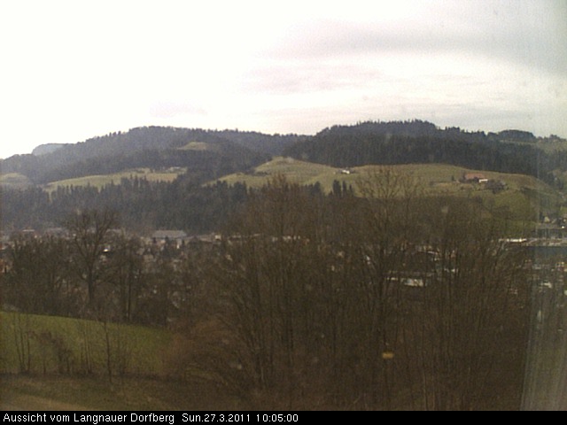 Webcam-Bild: Aussicht vom Dorfberg in Langnau 20110327-100500