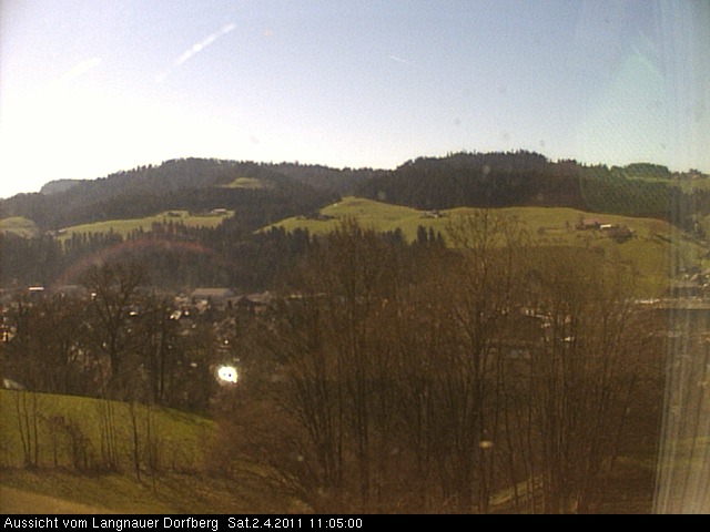 Webcam-Bild: Aussicht vom Dorfberg in Langnau 20110402-110500
