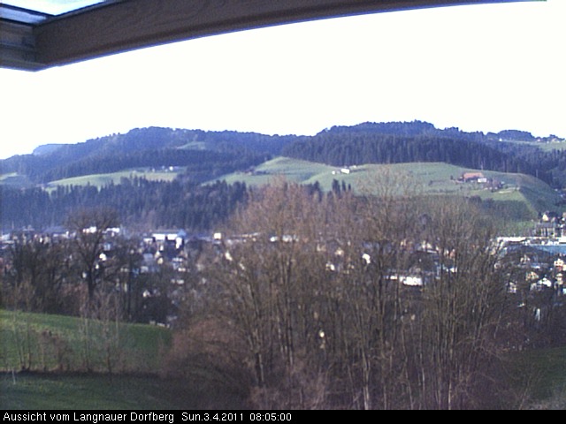 Webcam-Bild: Aussicht vom Dorfberg in Langnau 20110403-080500