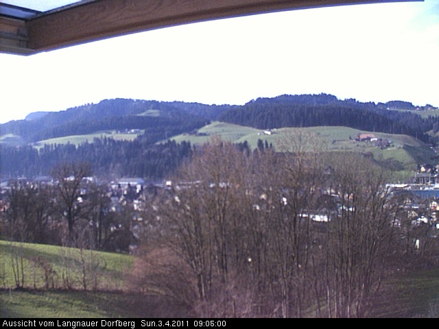Webcam-Bild: Aussicht vom Dorfberg in Langnau 20110403-090500