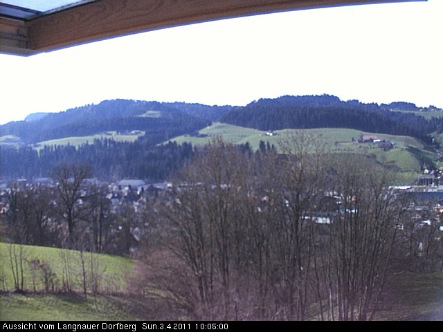 Webcam-Bild: Aussicht vom Dorfberg in Langnau 20110403-100500