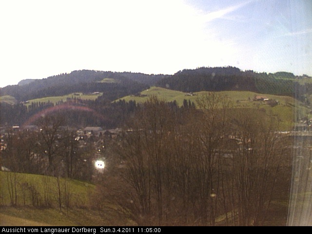 Webcam-Bild: Aussicht vom Dorfberg in Langnau 20110403-110500