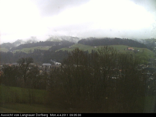 Webcam-Bild: Aussicht vom Dorfberg in Langnau 20110404-090500