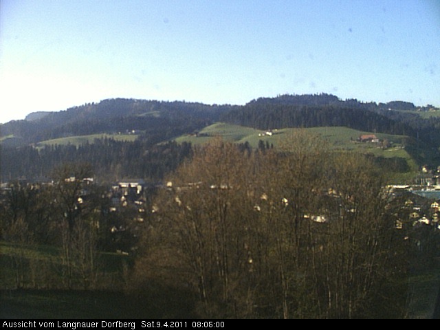 Webcam-Bild: Aussicht vom Dorfberg in Langnau 20110409-080500