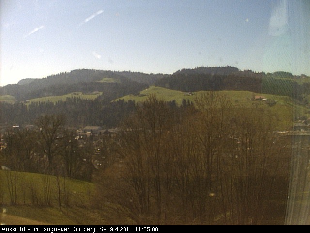 Webcam-Bild: Aussicht vom Dorfberg in Langnau 20110409-110500