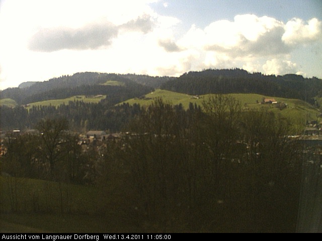 Webcam-Bild: Aussicht vom Dorfberg in Langnau 20110413-110500