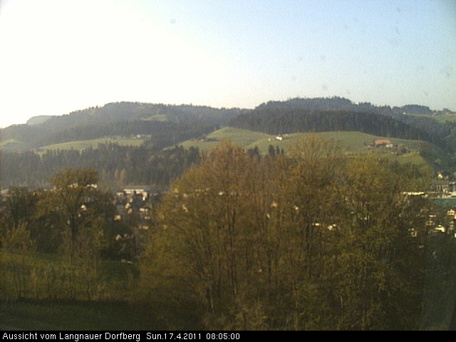 Webcam-Bild: Aussicht vom Dorfberg in Langnau 20110417-080500