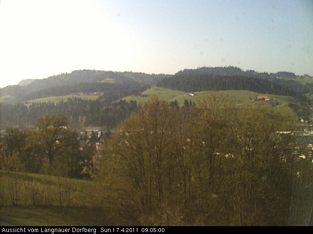 Webcam-Bild: Aussicht vom Dorfberg in Langnau 20110417-090500