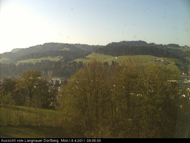 Webcam-Bild: Aussicht vom Dorfberg in Langnau 20110418-090500
