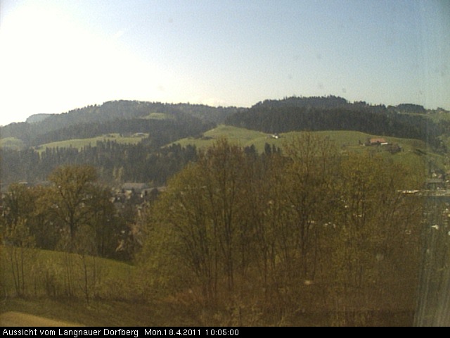 Webcam-Bild: Aussicht vom Dorfberg in Langnau 20110418-100500