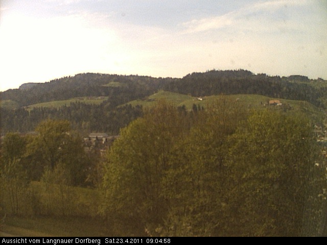 Webcam-Bild: Aussicht vom Dorfberg in Langnau 20110423-090500