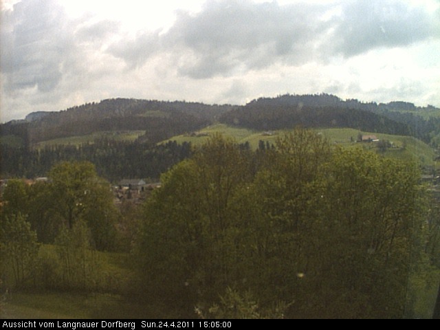 Webcam-Bild: Aussicht vom Dorfberg in Langnau 20110424-150500