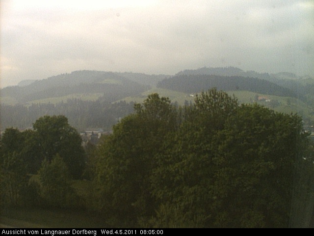 Webcam-Bild: Aussicht vom Dorfberg in Langnau 20110504-080500
