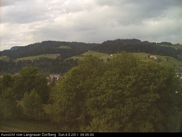 Webcam-Bild: Aussicht vom Dorfberg in Langnau 20110508-080500
