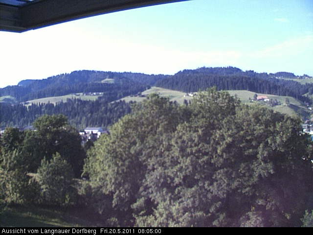 Webcam-Bild: Aussicht vom Dorfberg in Langnau 20110520-080500