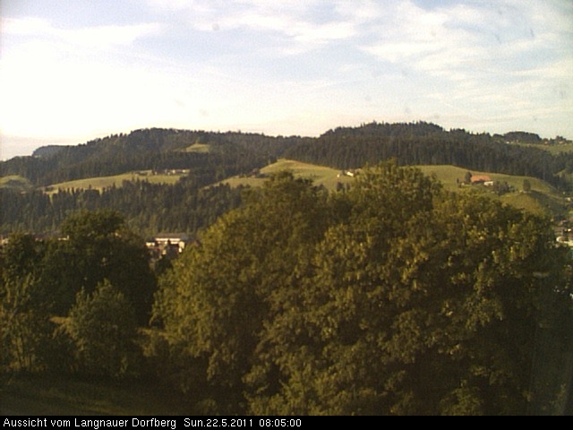 Webcam-Bild: Aussicht vom Dorfberg in Langnau 20110522-080500