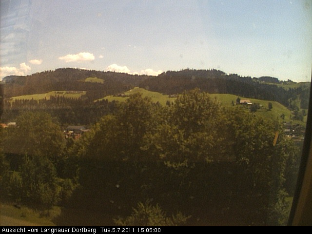 Webcam-Bild: Aussicht vom Dorfberg in Langnau 20110705-150500