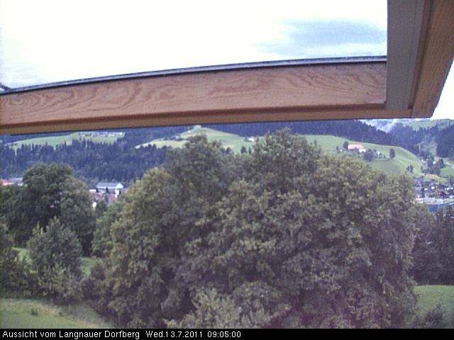 Webcam-Bild: Aussicht vom Dorfberg in Langnau 20110713-090500