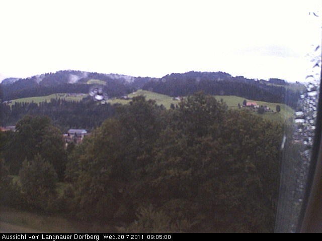 Webcam-Bild: Aussicht vom Dorfberg in Langnau 20110720-090500