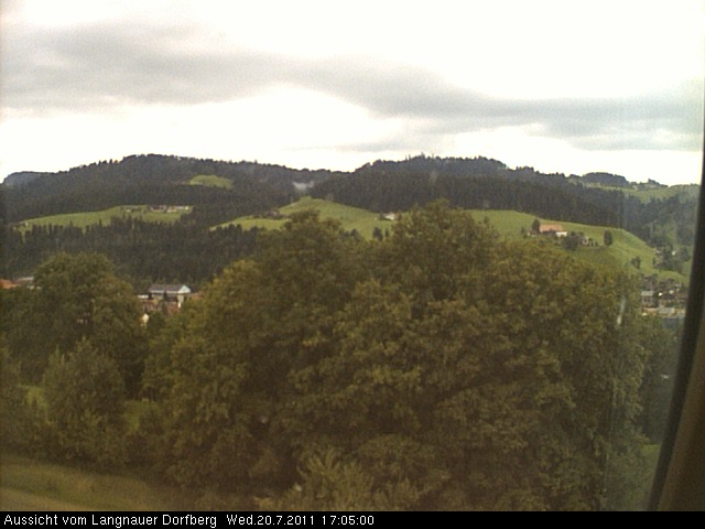 Webcam-Bild: Aussicht vom Dorfberg in Langnau 20110720-170500