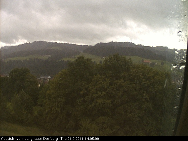 Webcam-Bild: Aussicht vom Dorfberg in Langnau 20110721-140500