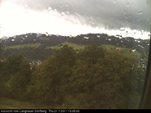 Webcam-Bild: Aussicht vom Dorfberg in Langnau 20110721-150500