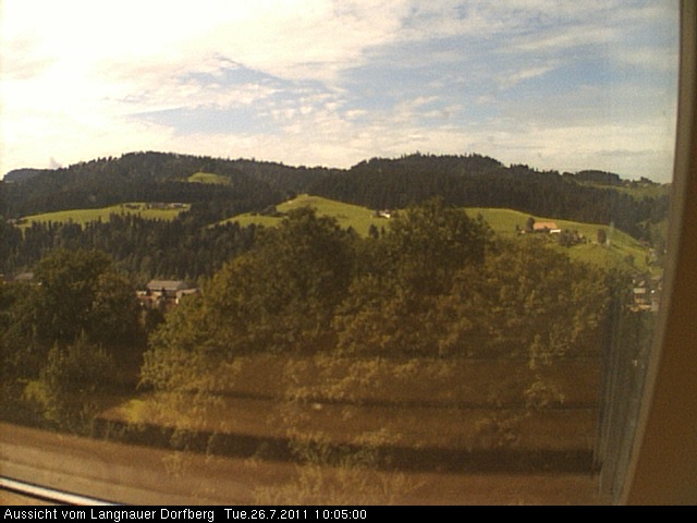 Webcam-Bild: Aussicht vom Dorfberg in Langnau 20110726-100500