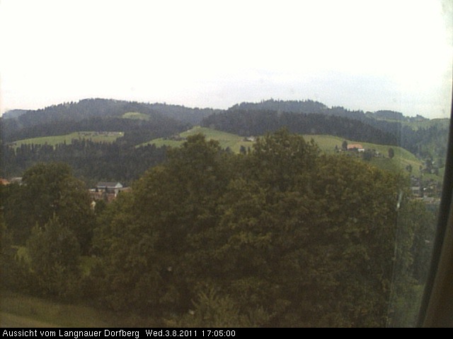Webcam-Bild: Aussicht vom Dorfberg in Langnau 20110803-170500