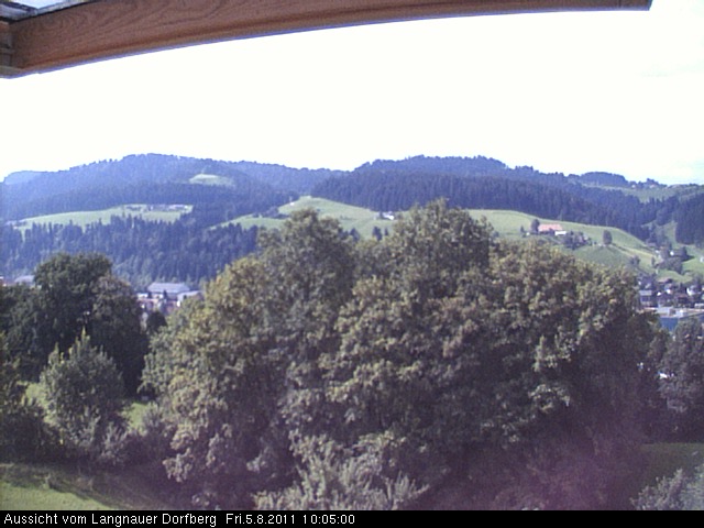 Webcam-Bild: Aussicht vom Dorfberg in Langnau 20110805-100500