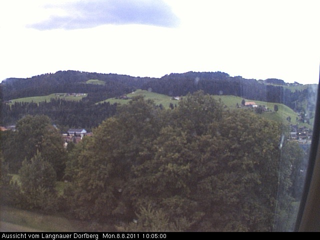 Webcam-Bild: Aussicht vom Dorfberg in Langnau 20110808-100500