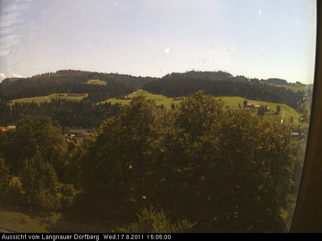 Webcam-Bild: Aussicht vom Dorfberg in Langnau 20110817-150500
