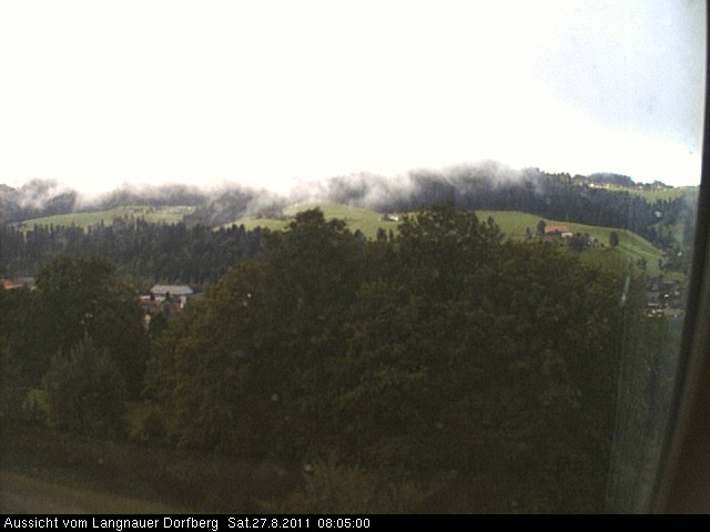 Webcam-Bild: Aussicht vom Dorfberg in Langnau 20110827-080500