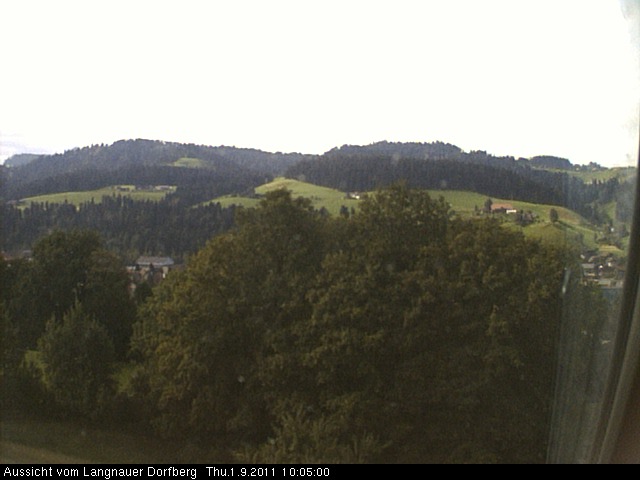 Webcam-Bild: Aussicht vom Dorfberg in Langnau 20110901-100500