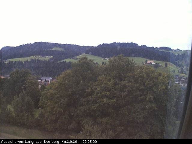 Webcam-Bild: Aussicht vom Dorfberg in Langnau 20110902-090500