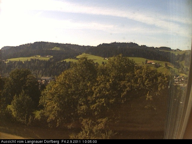 Webcam-Bild: Aussicht vom Dorfberg in Langnau 20110902-100500