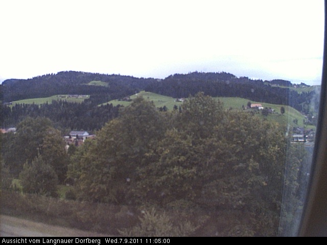 Webcam-Bild: Aussicht vom Dorfberg in Langnau 20110907-110500