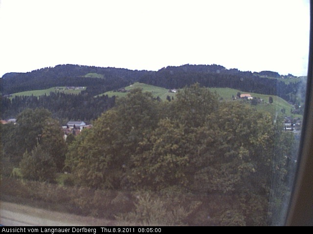 Webcam-Bild: Aussicht vom Dorfberg in Langnau 20110908-080500