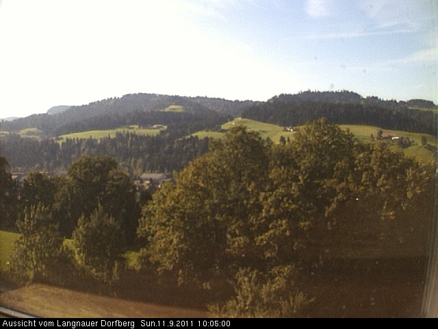 Webcam-Bild: Aussicht vom Dorfberg in Langnau 20110911-100500