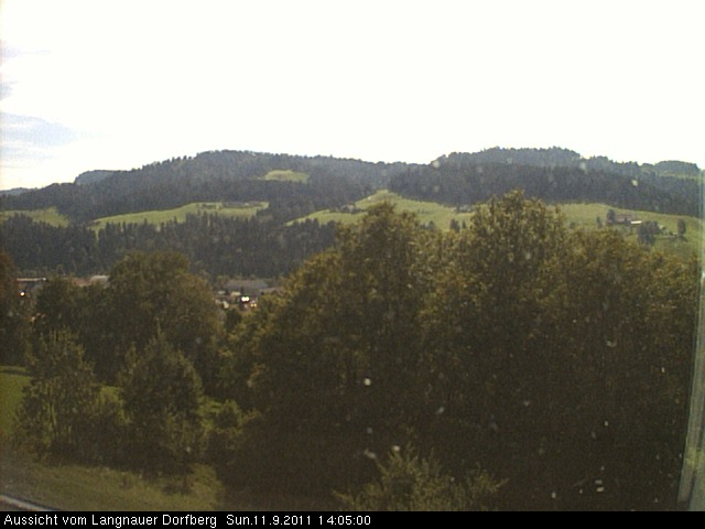 Webcam-Bild: Aussicht vom Dorfberg in Langnau 20110911-140500